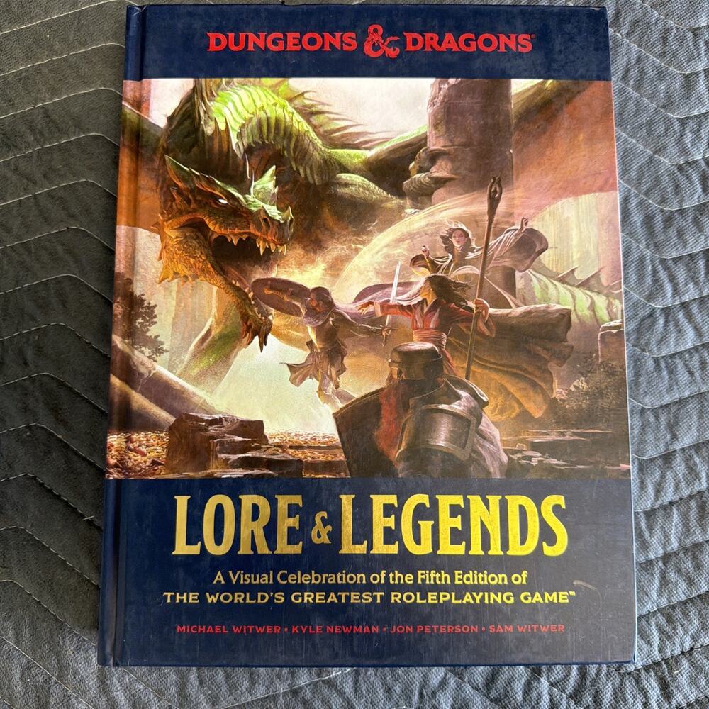 Dungeons & Dragons Lore & Legends Hardcover D&D 5th Edition Witwer